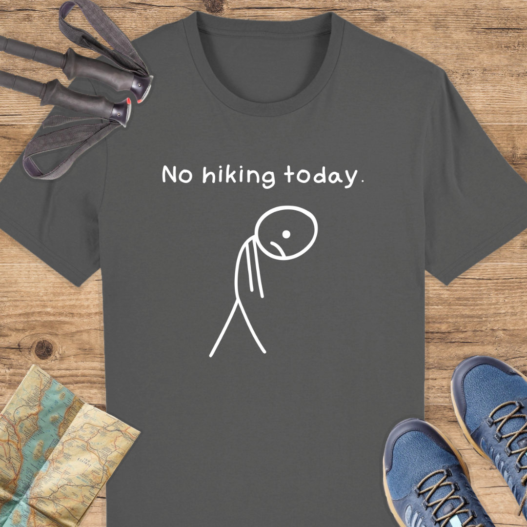 Unisex Bio T-Shirt No hiking today