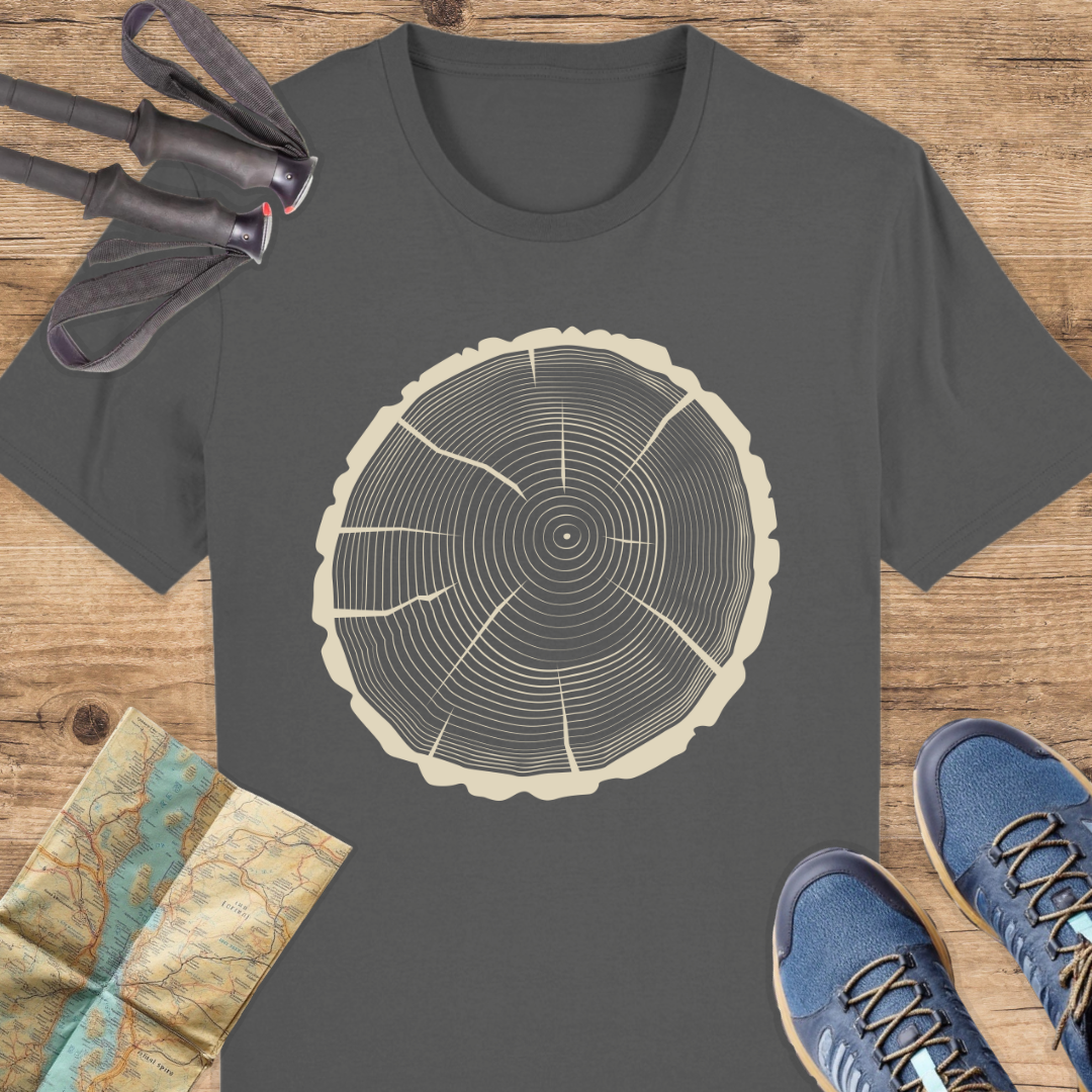 Unisex Bio T-Shirt Baum Jahresringe