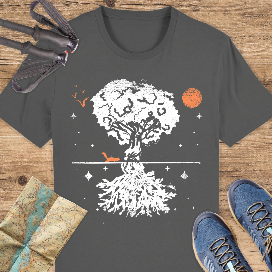 Unisex Bio T-Shirt mystischer baum