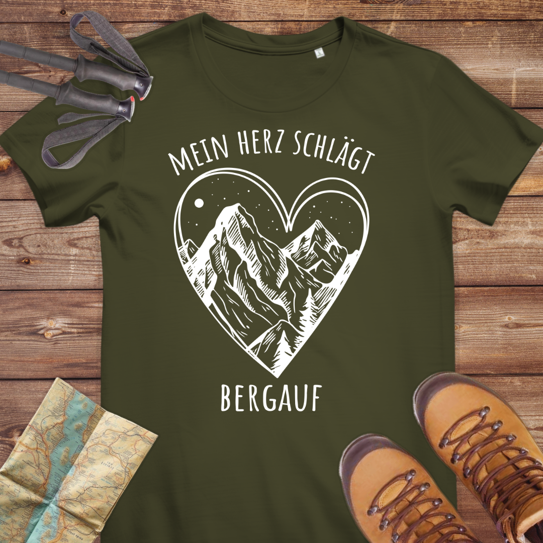 Damen Medium Fit Bio T-Shirt Mein Herz