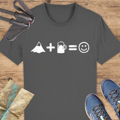 Unisex Bio T-Shirt Berge und Bier