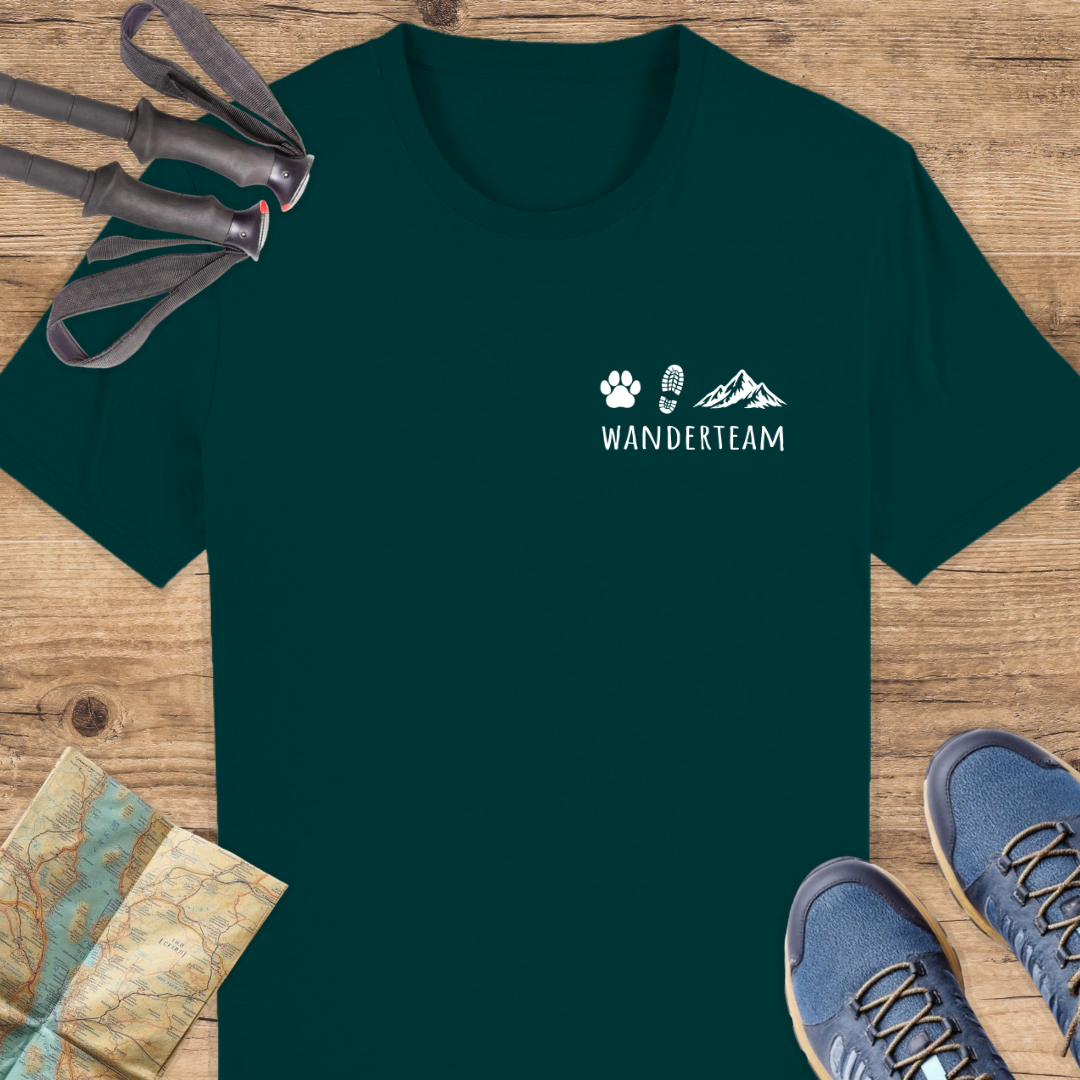 Unisex Bio T-Shirt Hund Wanderteam
