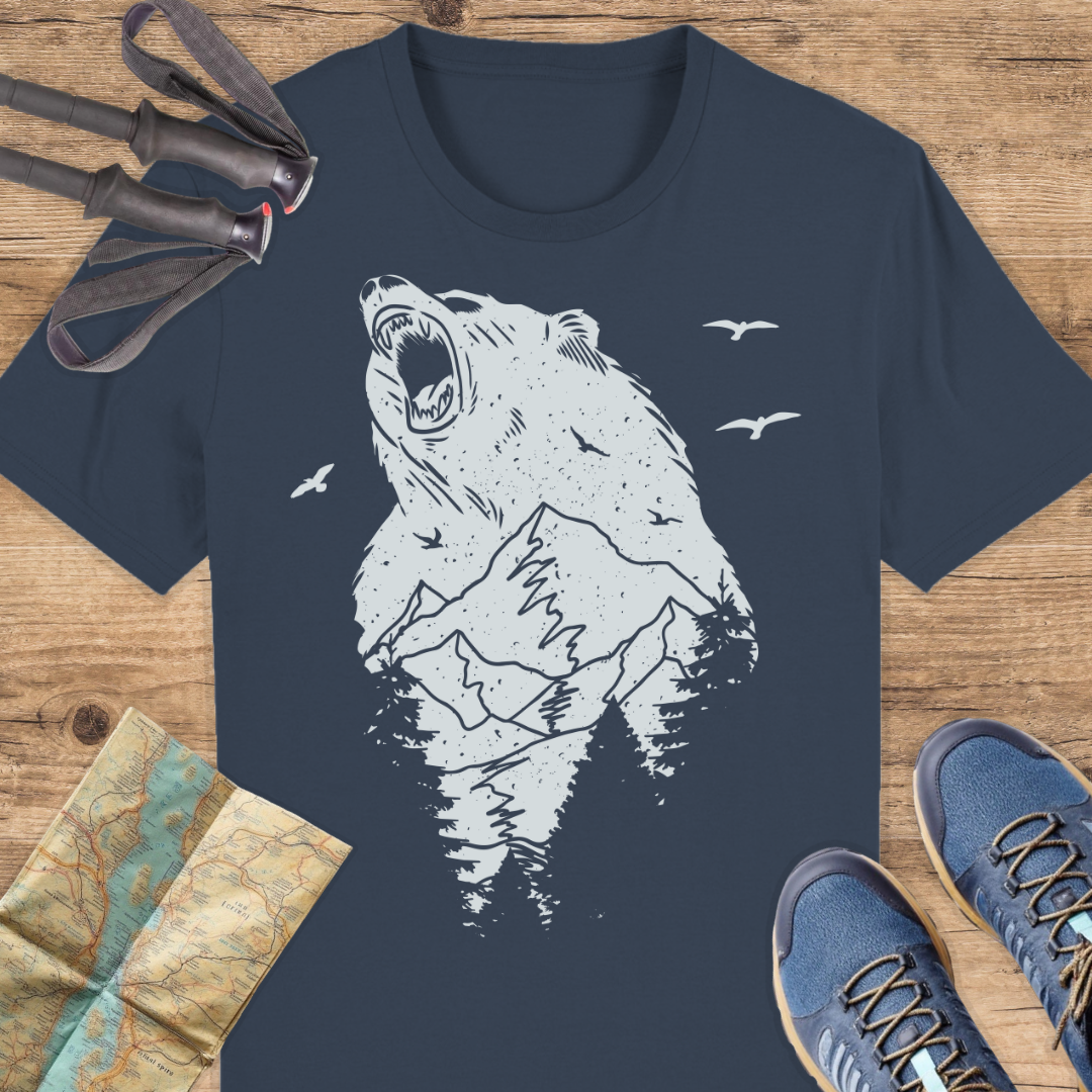 Unisex Bio T-Shirt Bär Berge