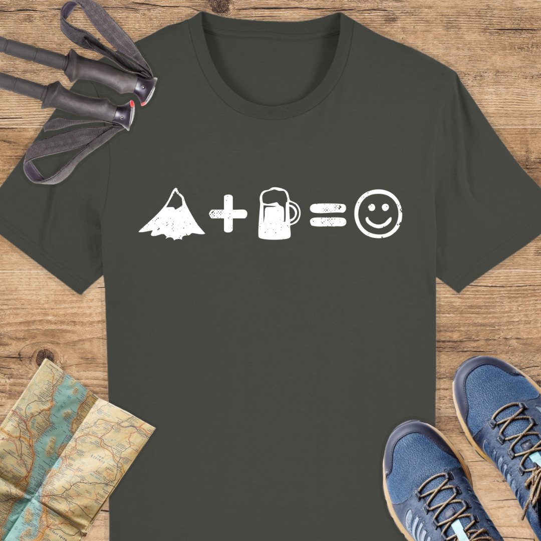 Unisex Bio T-Shirt Berge und Bier
