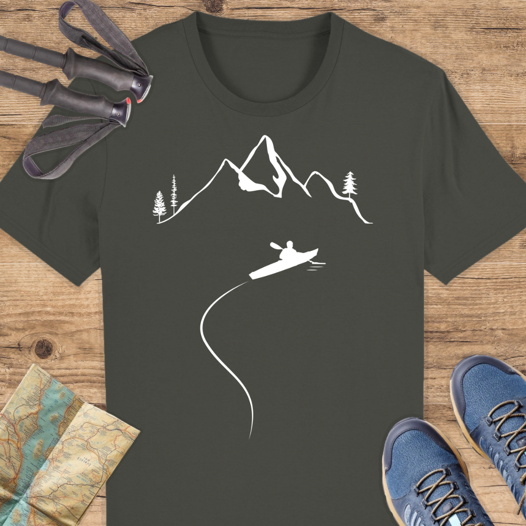 Unisex Bio T-Shirt Kayak Berge
