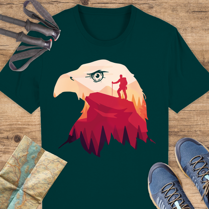 Unisex Bio T-Shirt Adler Wandern
