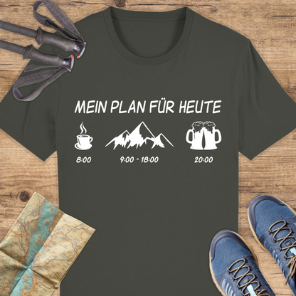 Unisex Bio T-Shirt Mein plan für heute