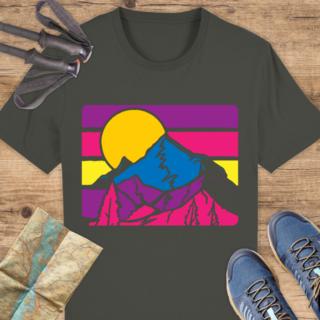 Unisex Bio T-Shirt Vintage Berge