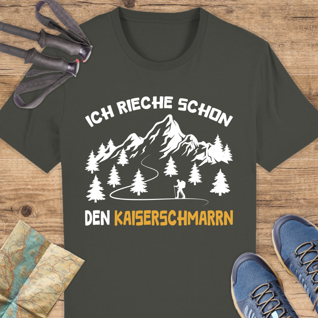 Unisex Bio T-Shirt ich rieche schon den Kaiserschmarrn