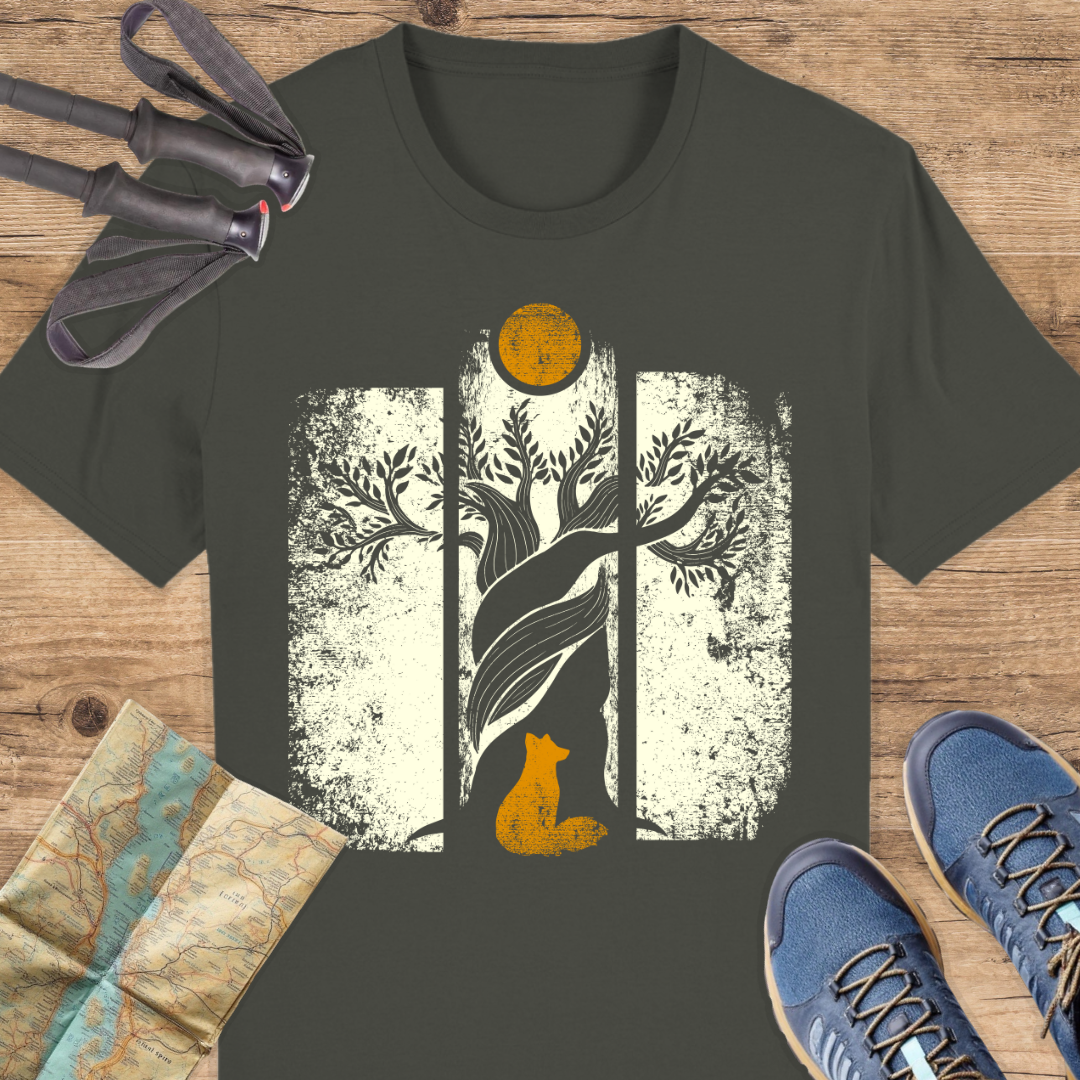 Unisex Bio T-Shirt Fuchs Baum