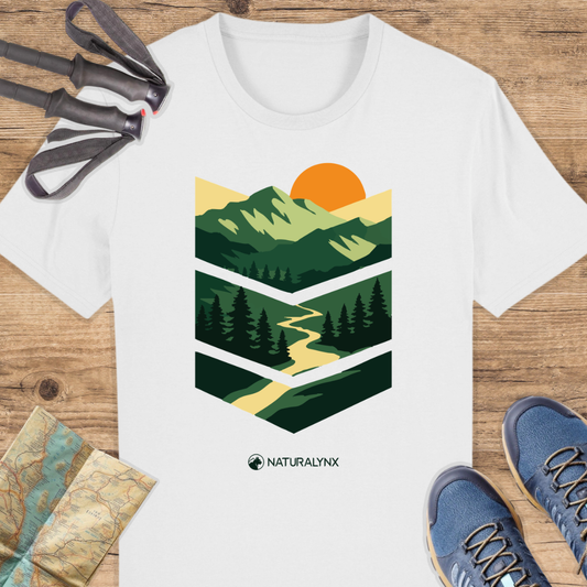 Unisex Bio T-Shirt Vintage Berge