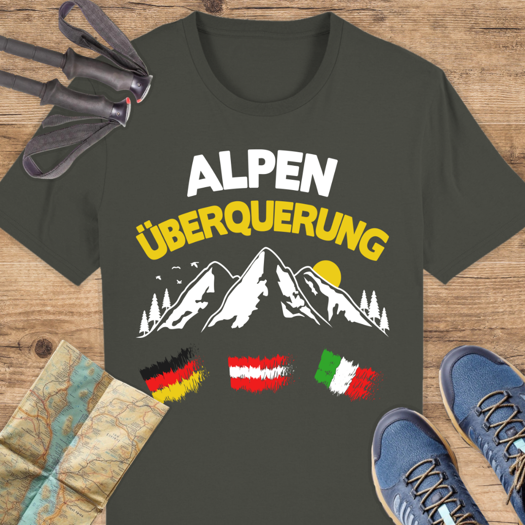 Unisex Bio T-Shirt Alpenüberquerung