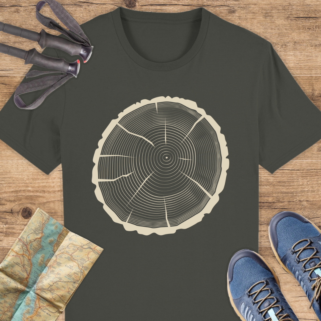Unisex Bio T-Shirt Baum Jahresringe