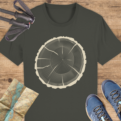 Unisex Bio T-Shirt Baum Jahresringe