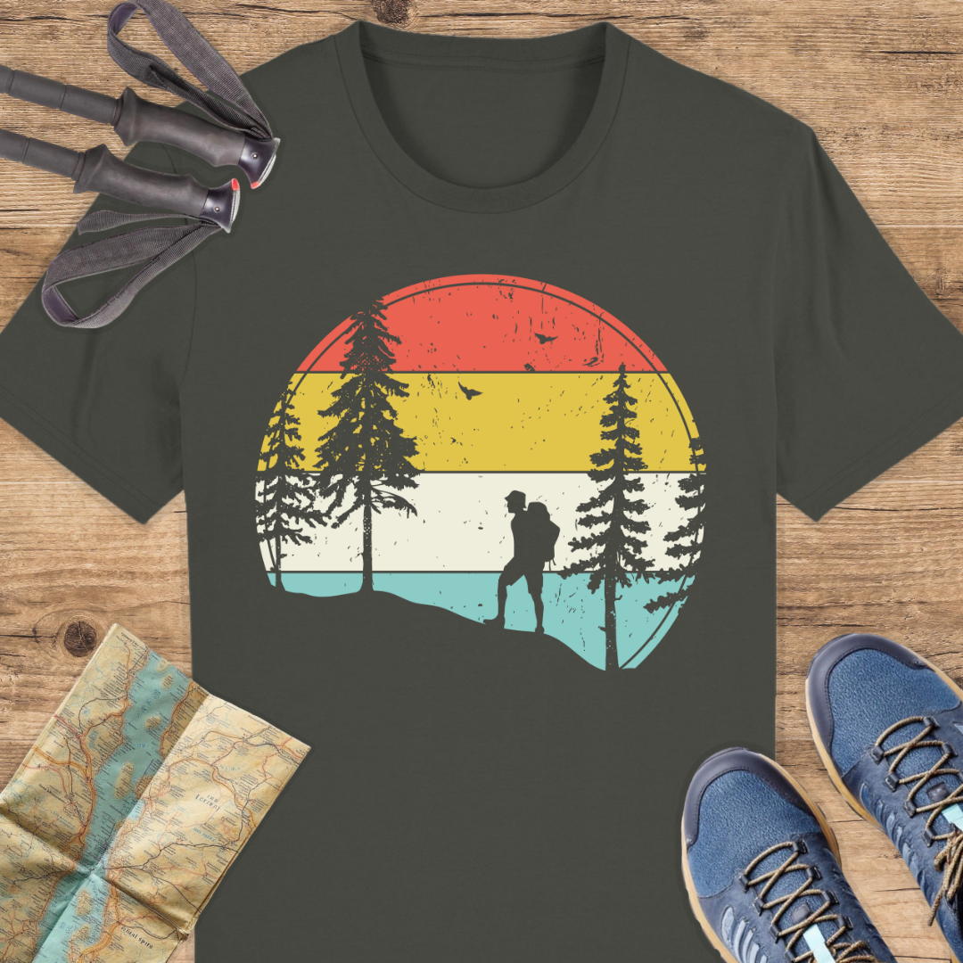 Unisex Bio T-Shirt Vintage wandern