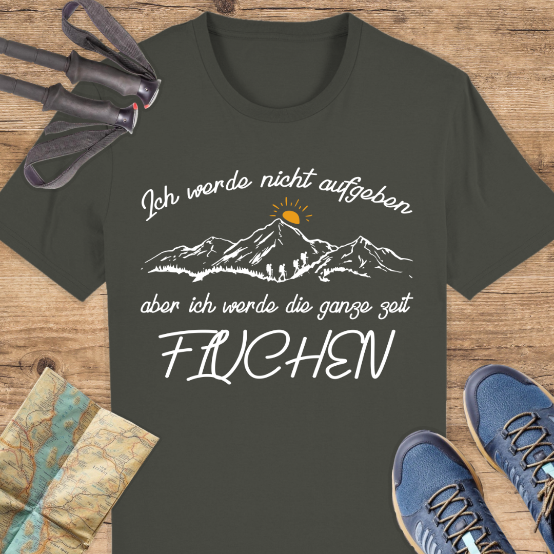 Unisex Bio T-Shirt Ich werde nicht aufgeben