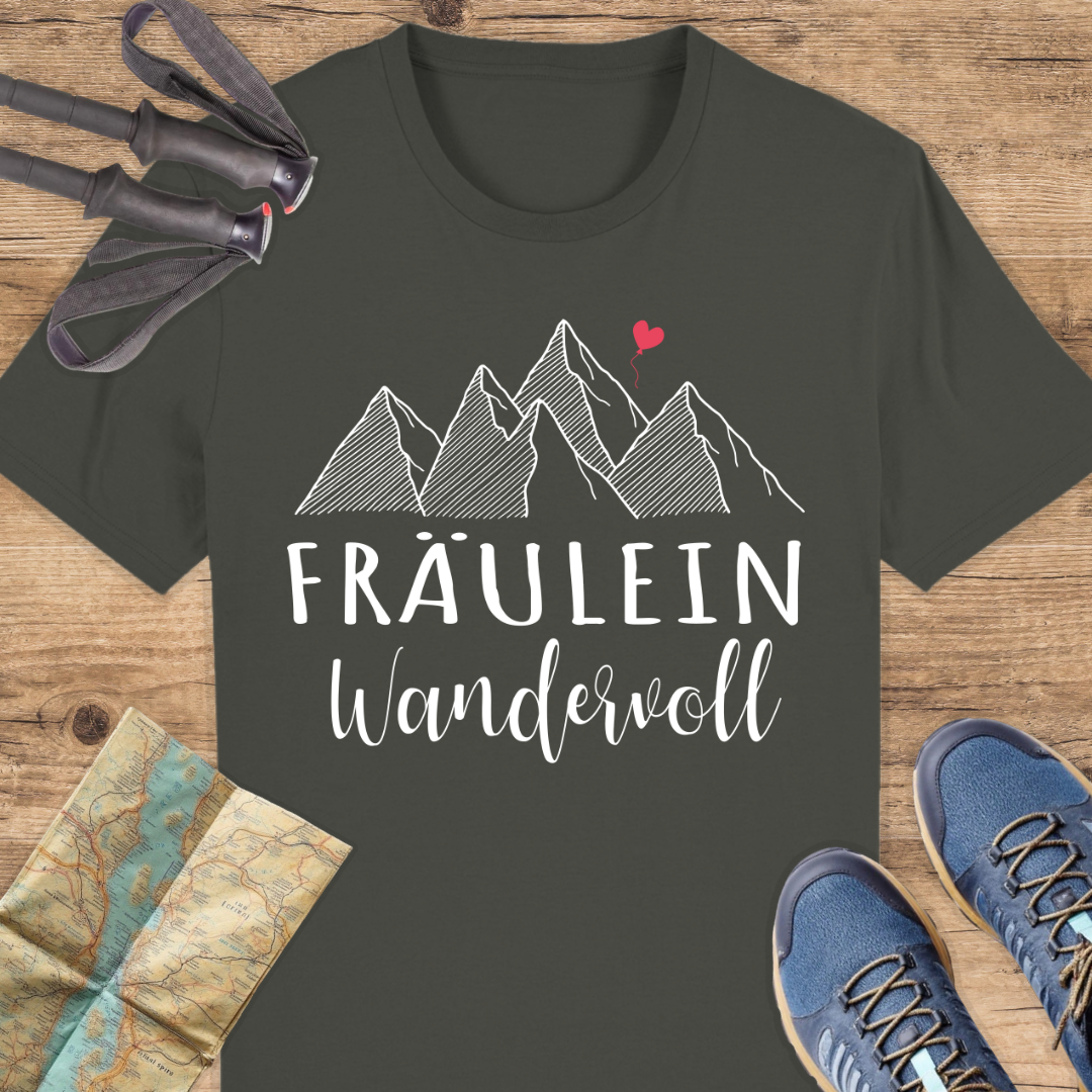 Unisex Bio T-Shirt Fräulein wandervoll