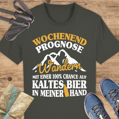 Unisex Bio T-Shirt Wandern und Bier