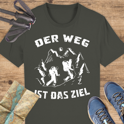 Unisex Bio T-Shirt Der Weg ist das ziel