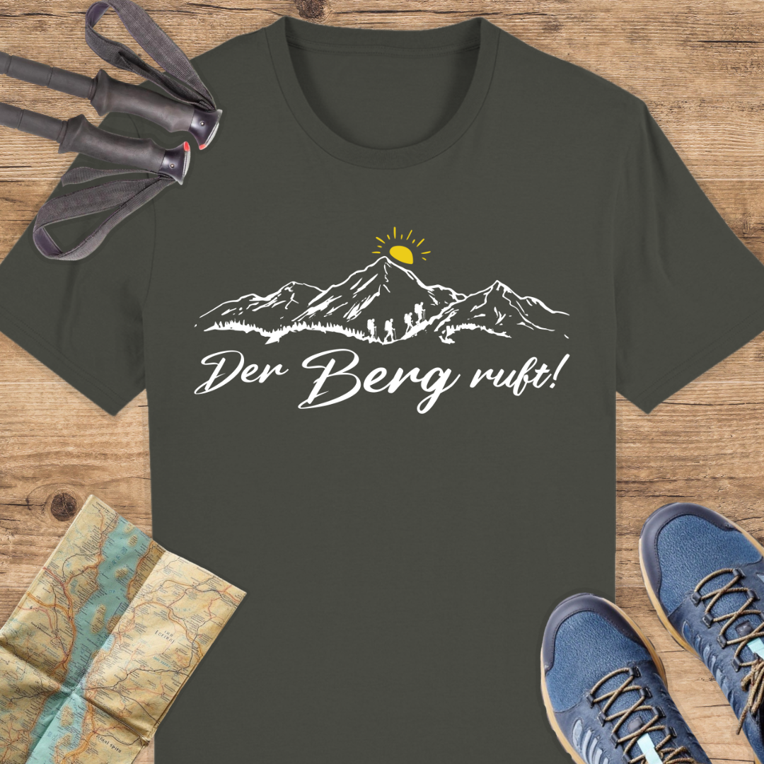 Unisex Bio T-Shirt T-Shirt Der Berg ruft