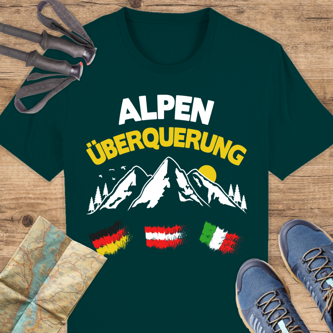 Unisex Bio T-Shirt Alpenüberquerung