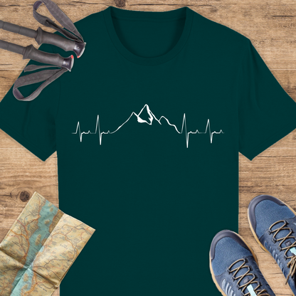 Unisex Bio T-Shirt Berge Herzschlag