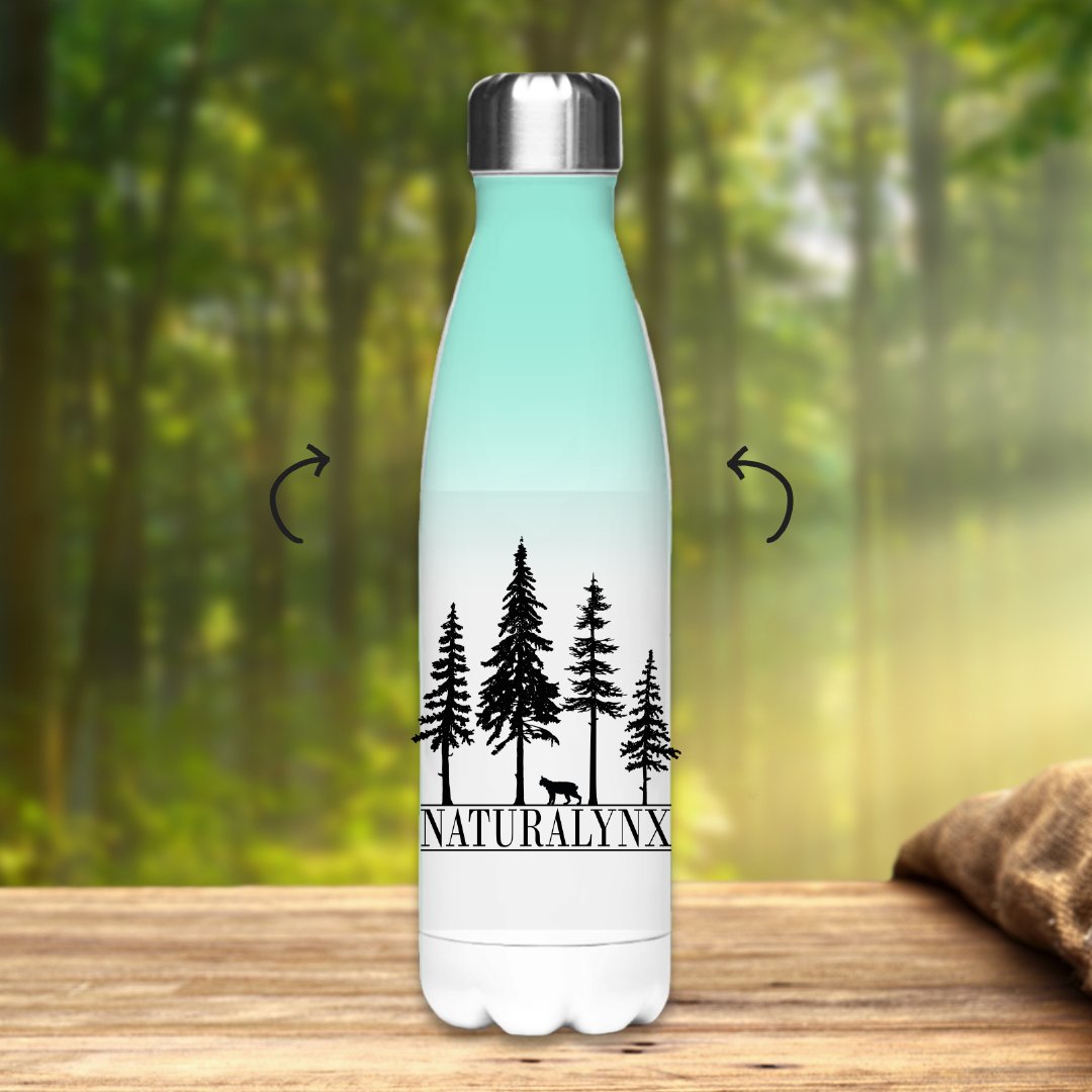 Edelstahl-Thermoflasche Naturalynx Wald
