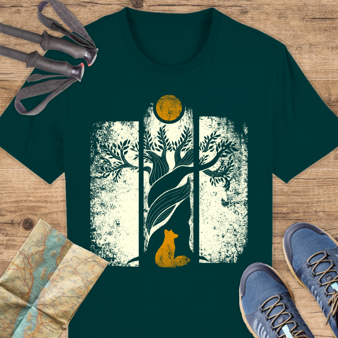Unisex Bio T-Shirt Fuchs Baum