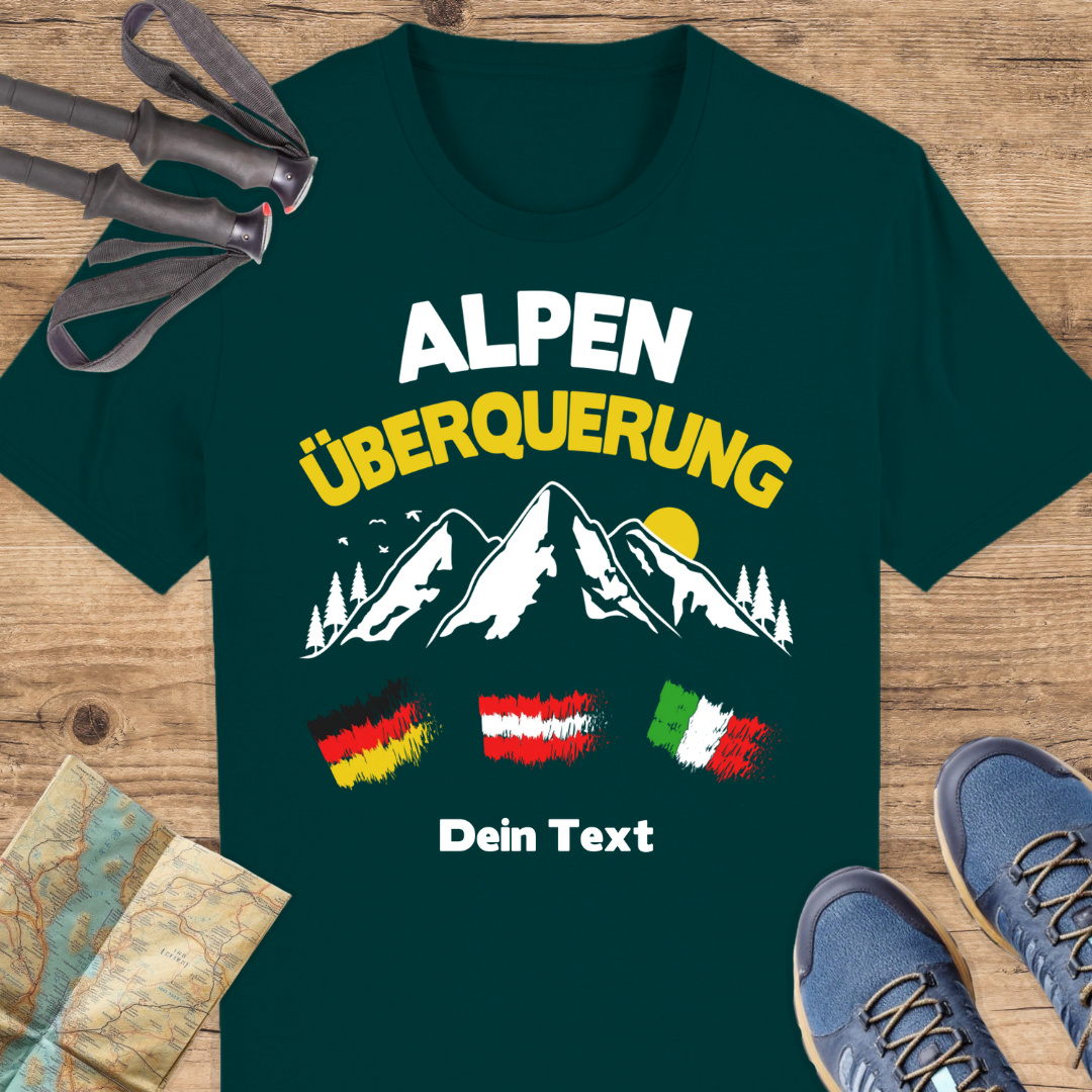 Unisex Bio T-Shirt Alpenüberquerung