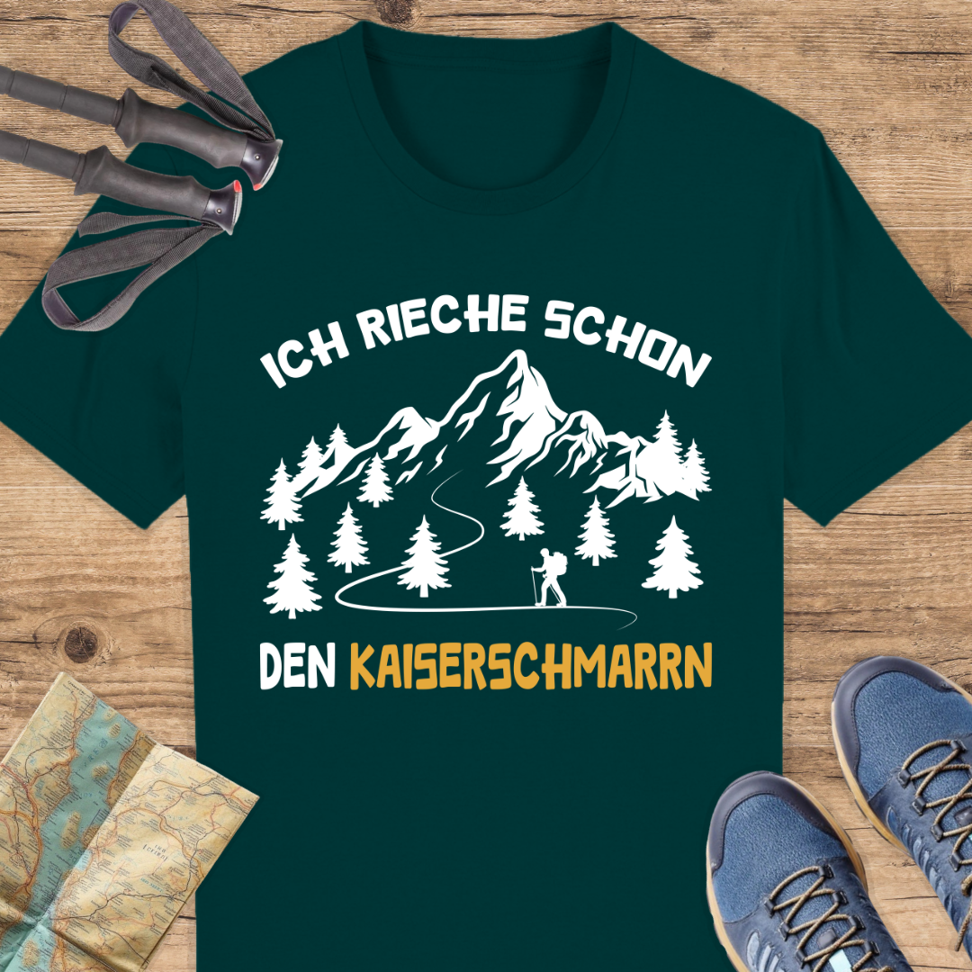 Unisex Bio T-Shirt ich rieche schon den Kaiserschmarrn