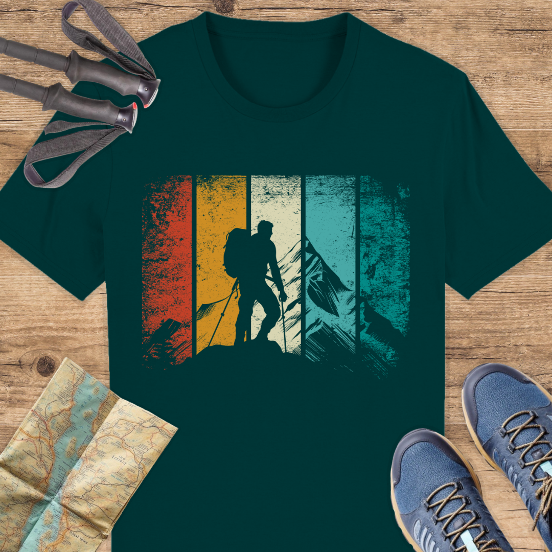Unisex Bio T-Shirt Vintage Wandern