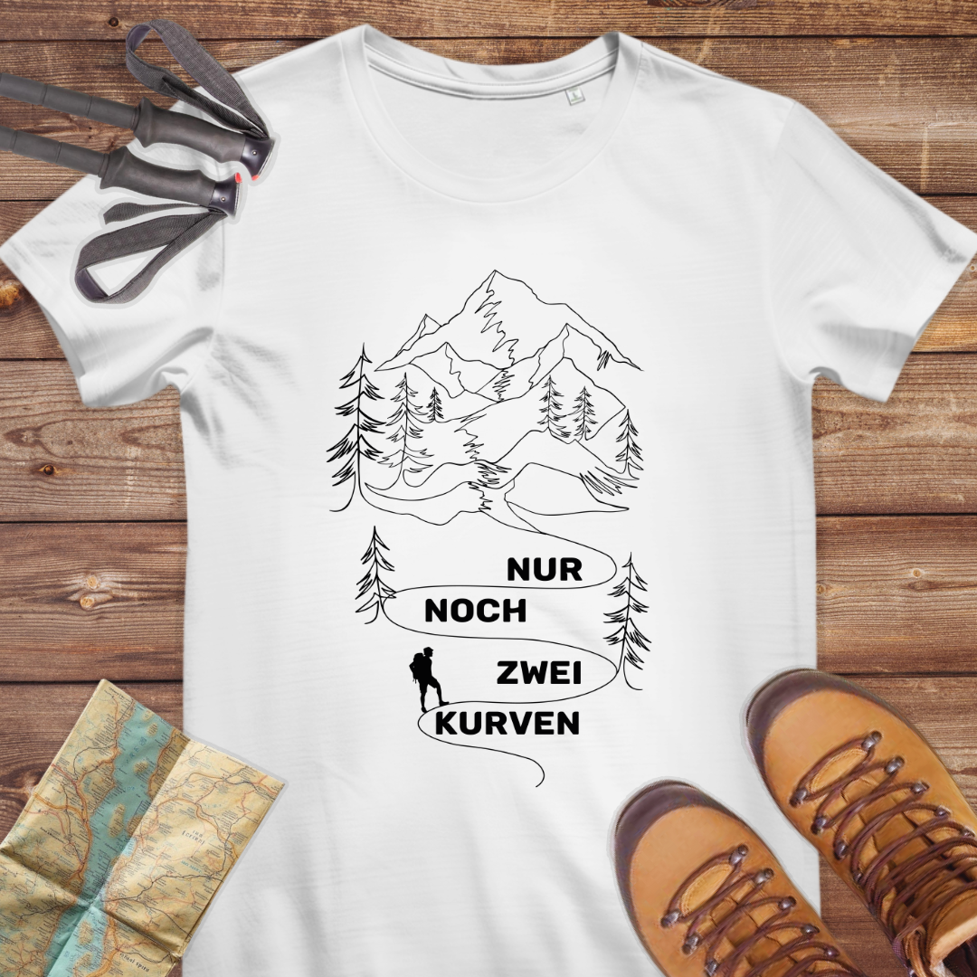 Damen Medium Fit Bio T-Shirt Nur noch zwei kurven