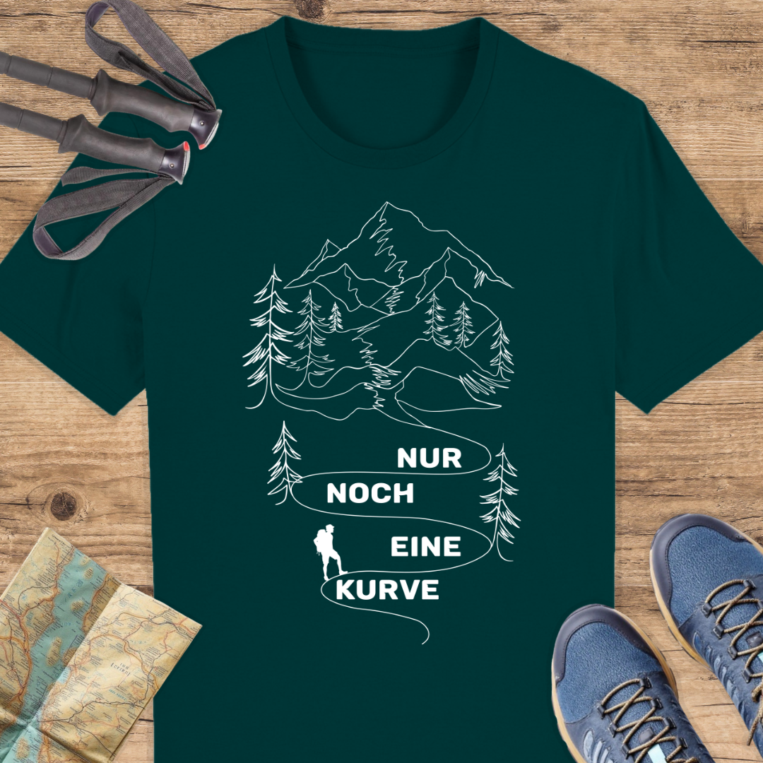 Unisex Bio T-Shirt Nur noch eine Kurve