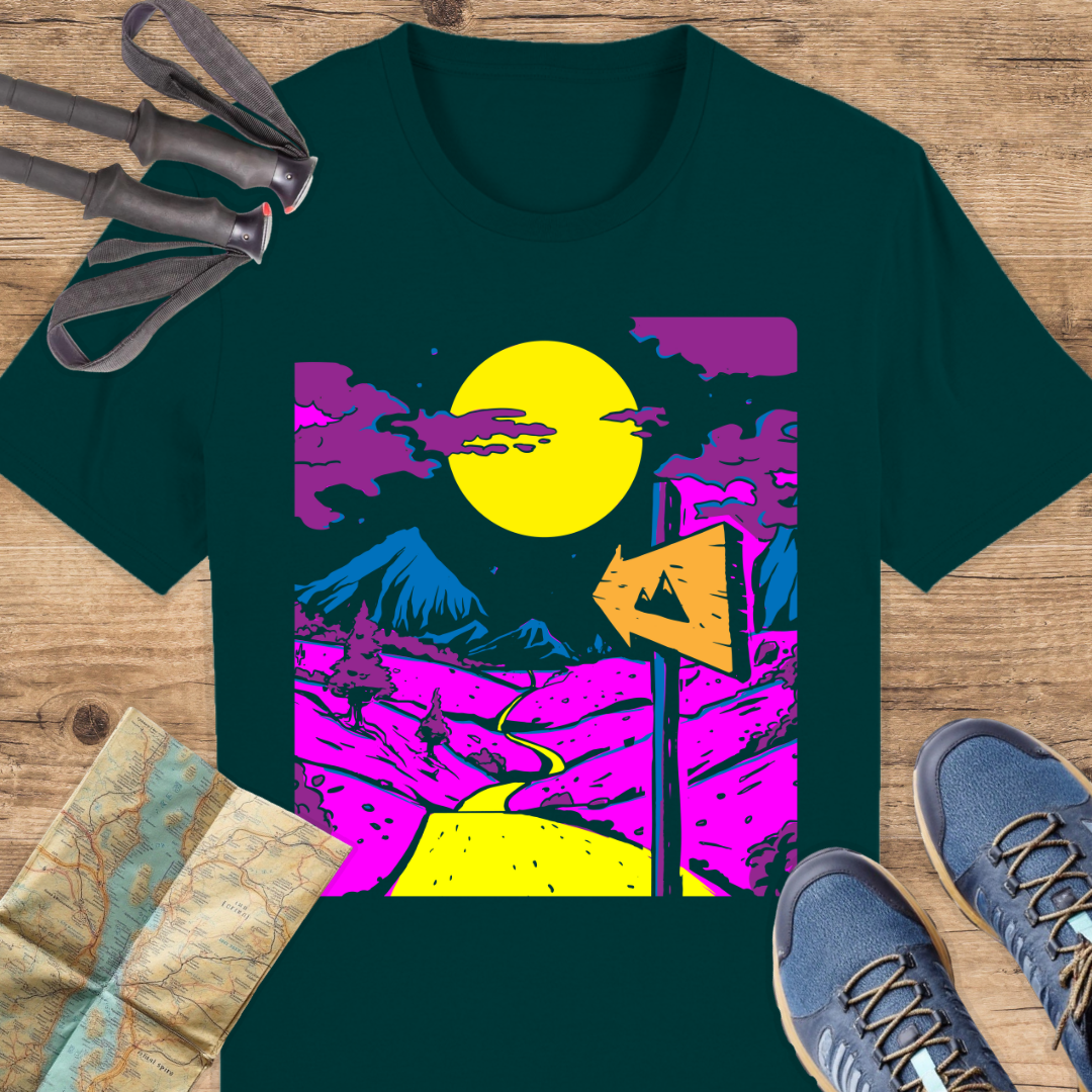 Unisex Bio T-Shirt Vintage Berge