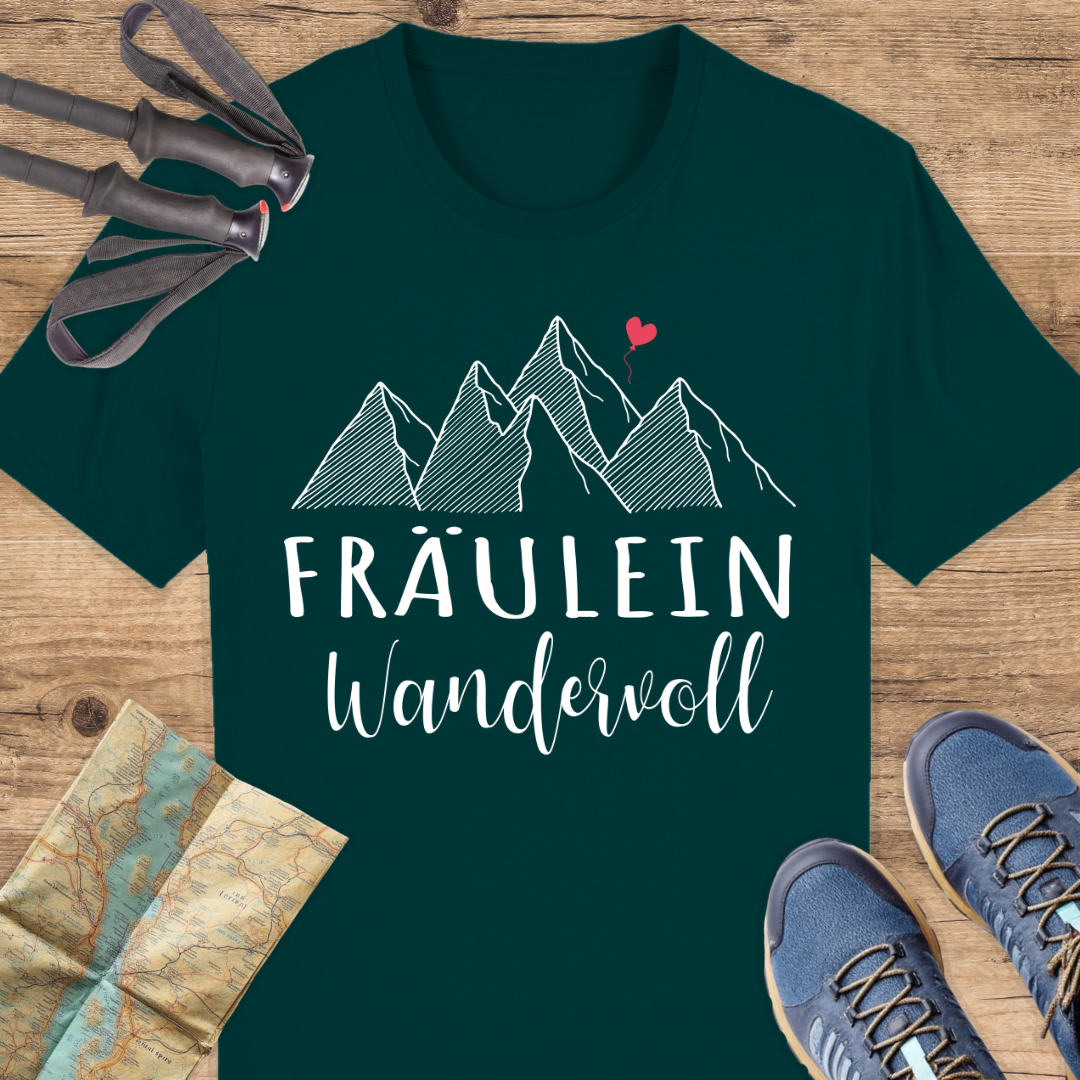 Unisex Bio T-Shirt Fräulein wandervoll