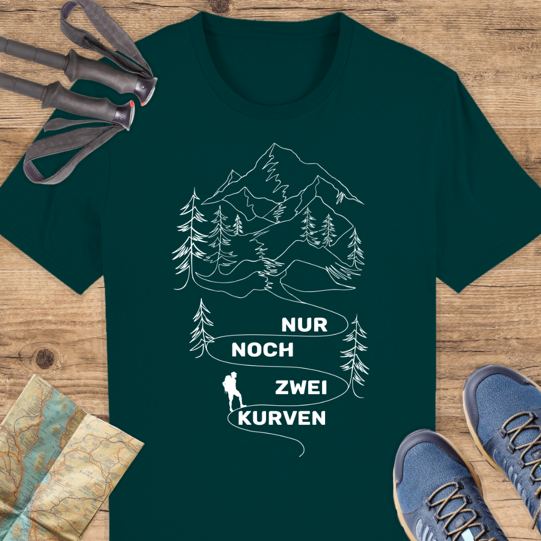 Unisex Bio T-Shirt Nur noch zwei kurven