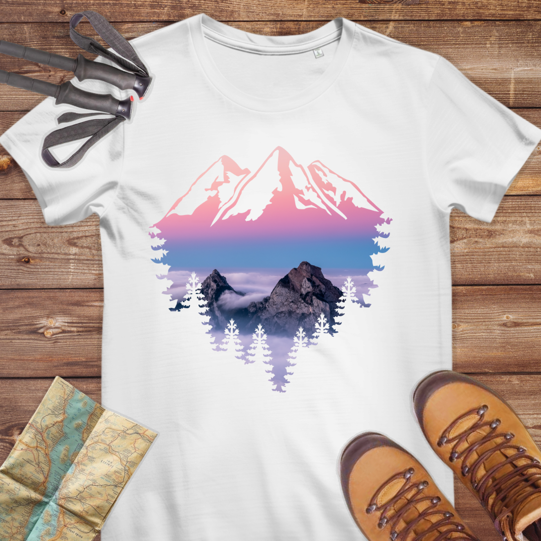 Damen Medium Fit Bio T-Shirt Bege Bild