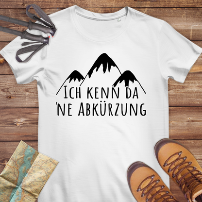 Damen Medium Fit Bio T-Shirt Ich kenn da ne Abkürzung