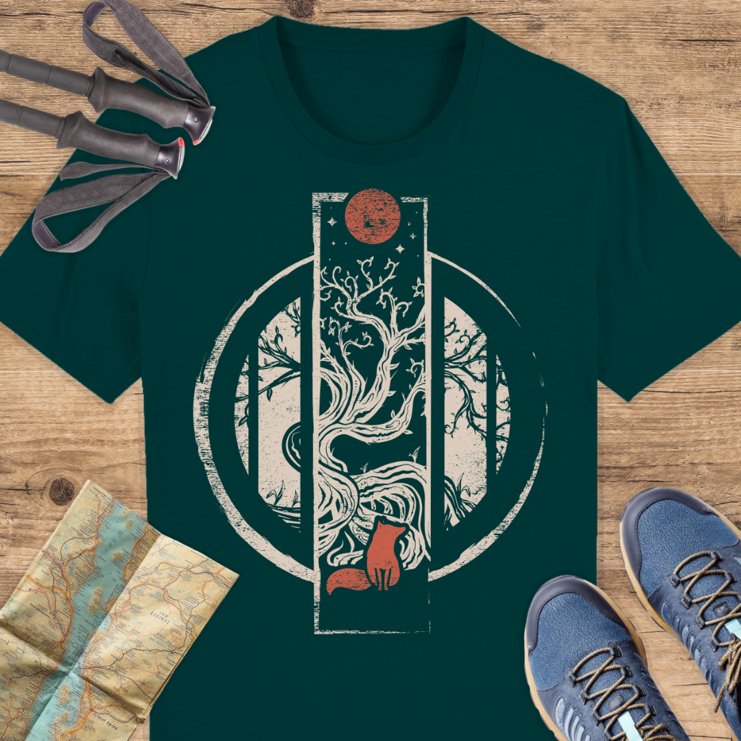Unisex Bio T-Shirt Fuchs Baum