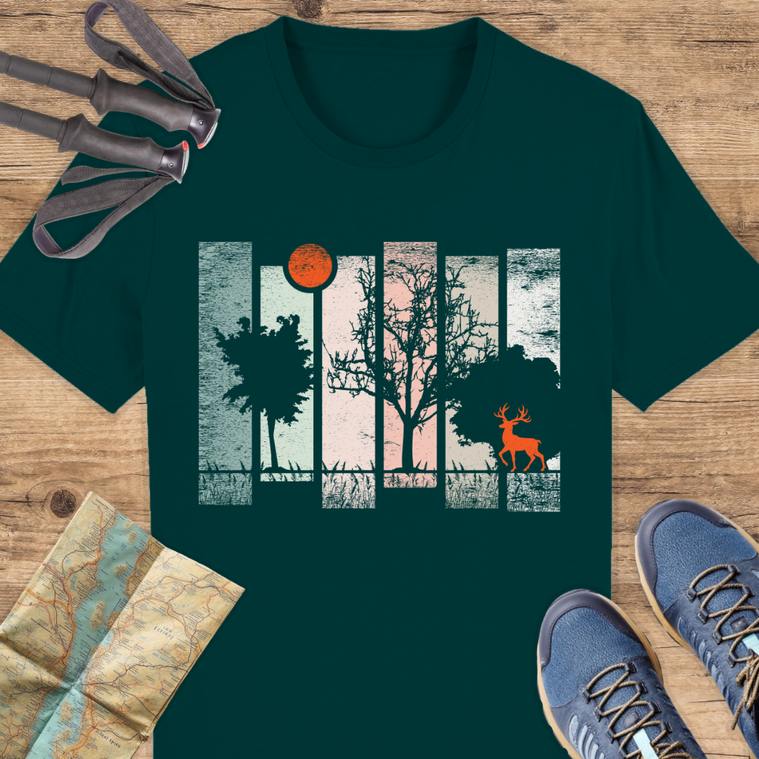 Unisex Bio T-Shirt Vintage Wald