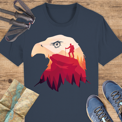 Unisex Bio T-Shirt Adler Wandern