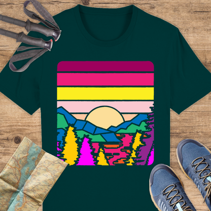 Unisex Bio T-Shirt Vintage berge