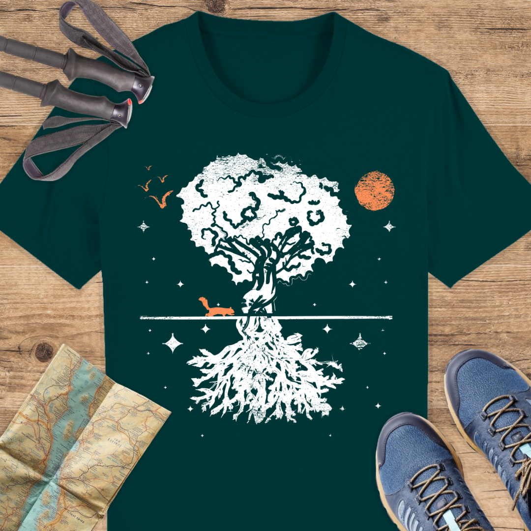 Unisex Bio T-Shirt mystischer baum