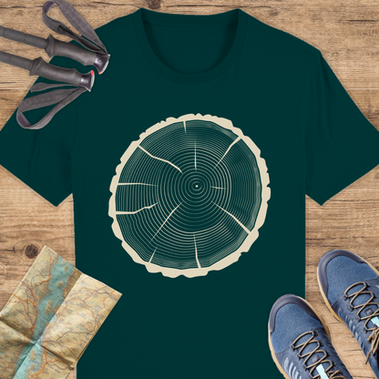 Unisex Bio T-Shirt Baum Jahresringe