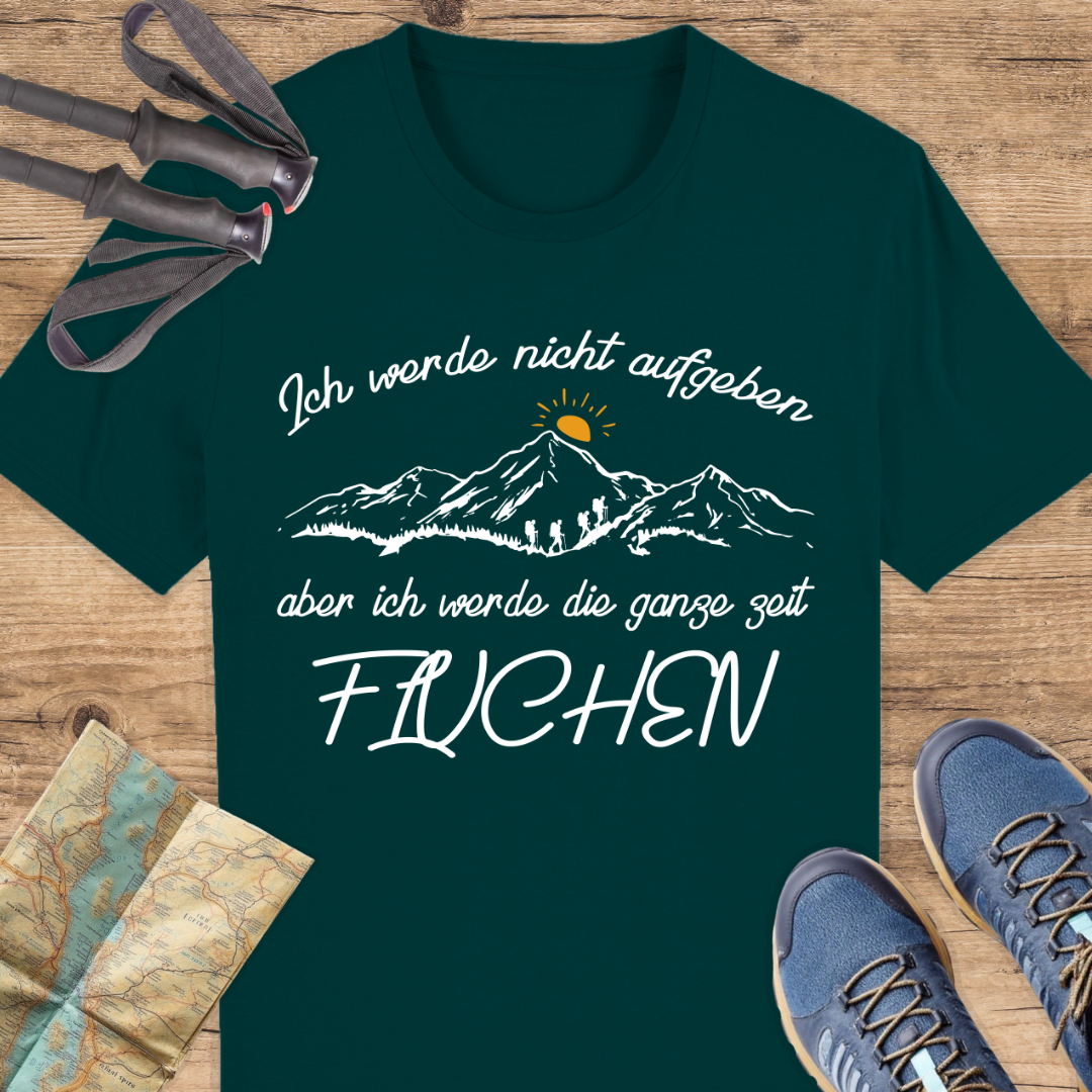Unisex Bio T-Shirt Ich werde nicht aufgeben