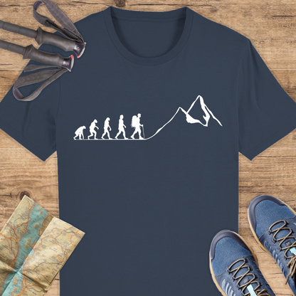 Unisex Bio T-Shirt Evolution Wandern