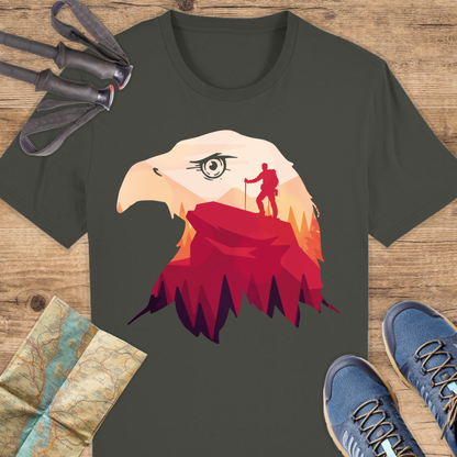 Unisex Bio T-Shirt Adler Wandern