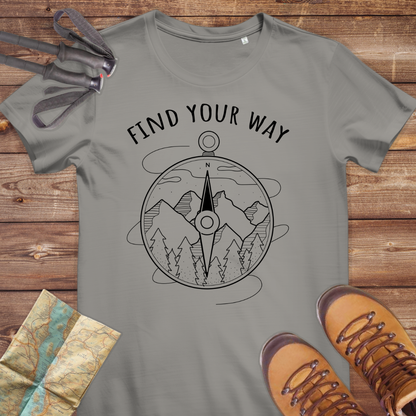 Damen Medium Fit Bio T-Shirt Finde Your Way
