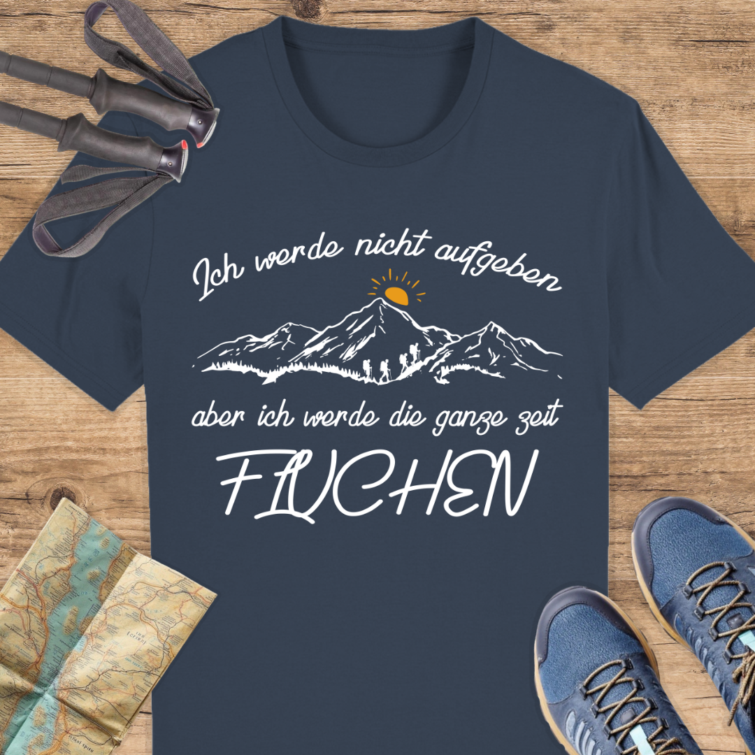 Unisex Bio T-Shirt Ich werde nicht aufgeben