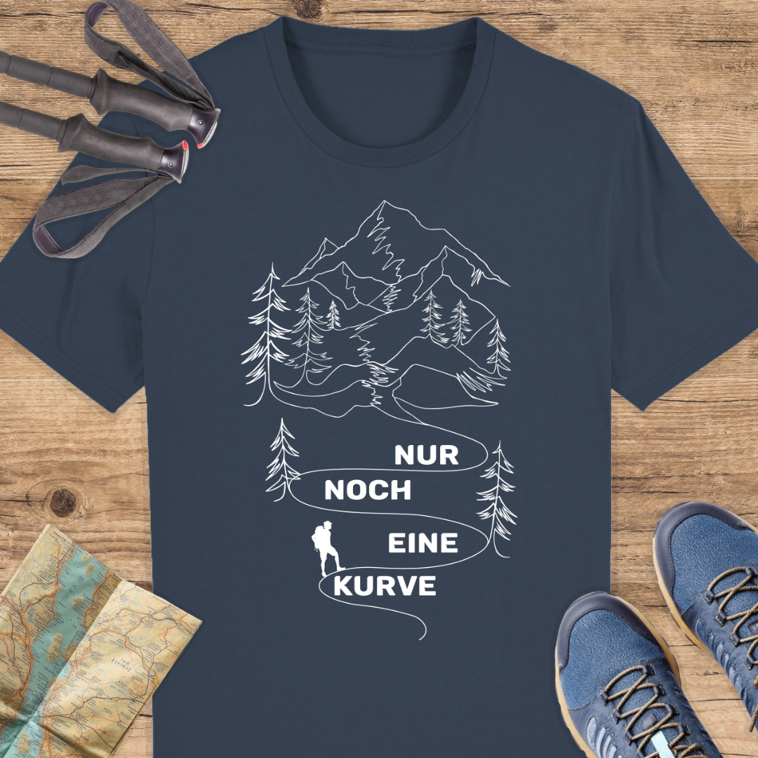 Unisex Bio T-Shirt Nur noch eine Kurve